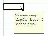 Excel ověření dat zpráva při zadávání